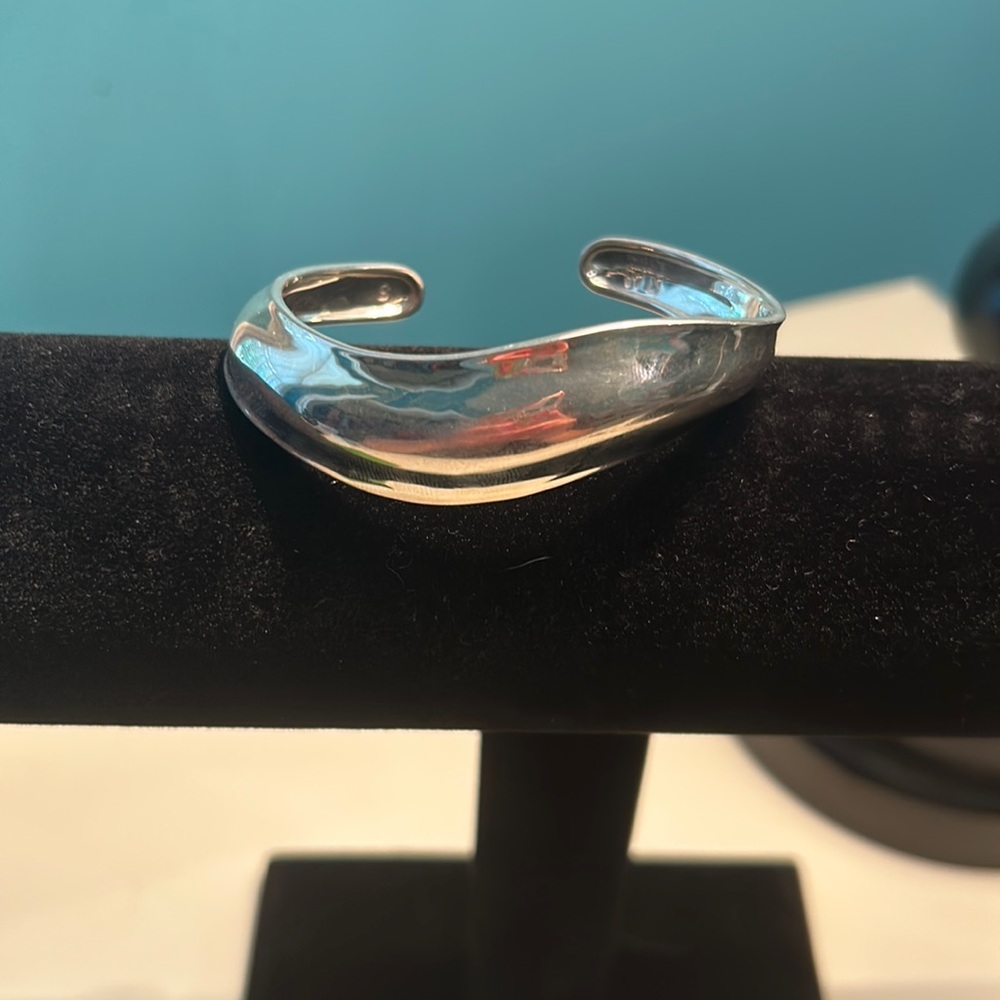 Robert Lee Morris Sterling Silver free form Cuff Bracelet